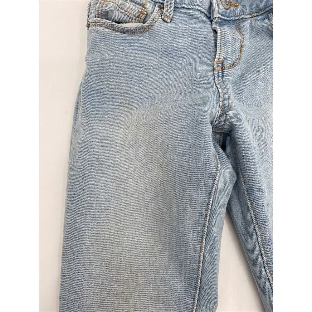 Old Navy Girls Stretch 5-Pockets Button Fly Skinny Denim Jeans Blue Size 8